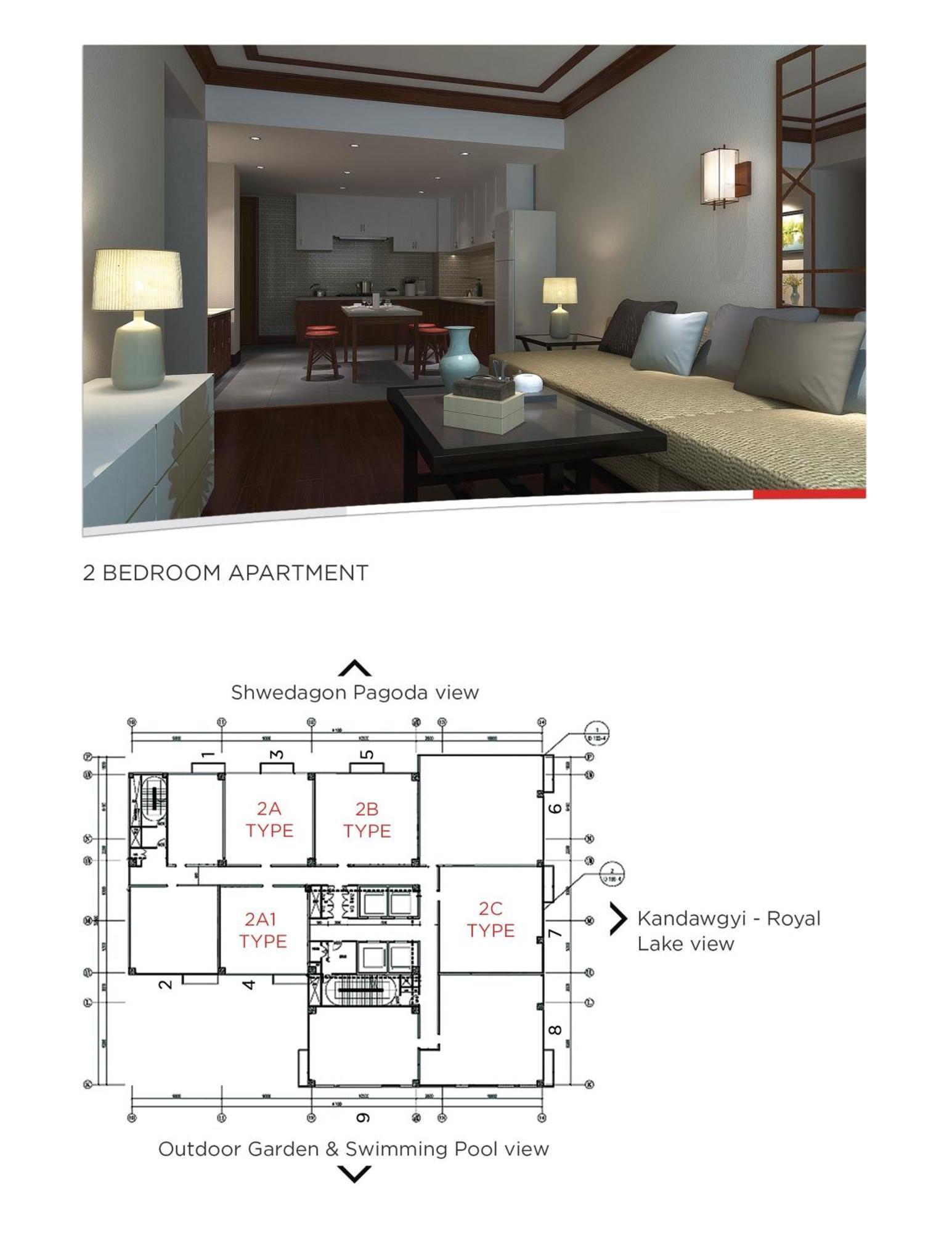 Kantharyar Serviced Apartment Yangón Exterior foto
